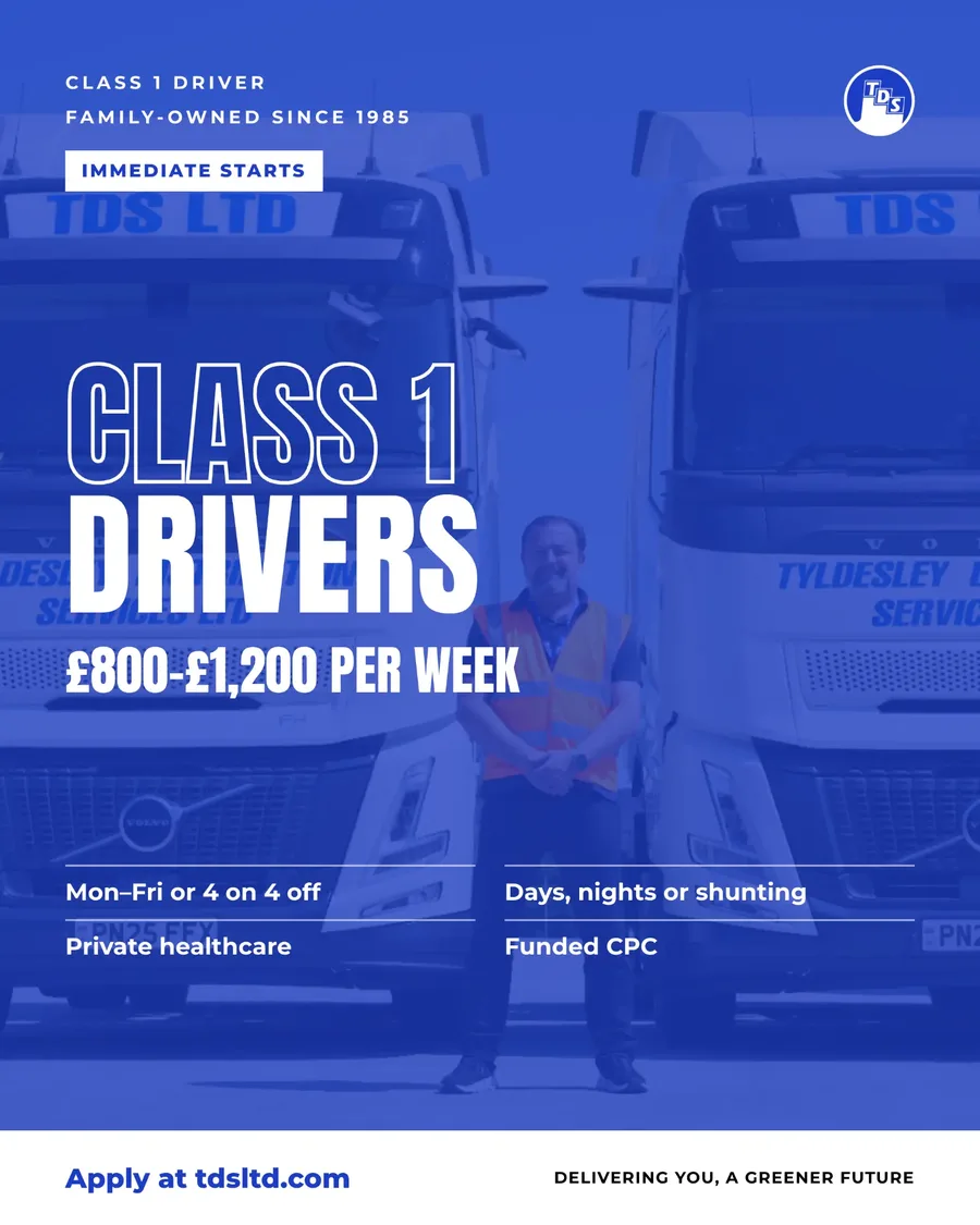 TDS recruitment advert, version 1 of 4